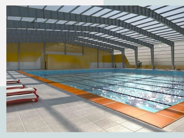 Строительство крытых бассейнов в Губкине