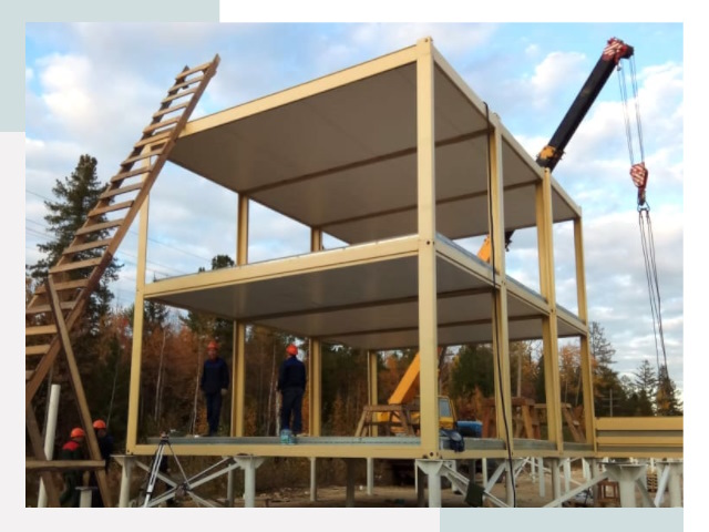 Строительство модульных здания Губкин