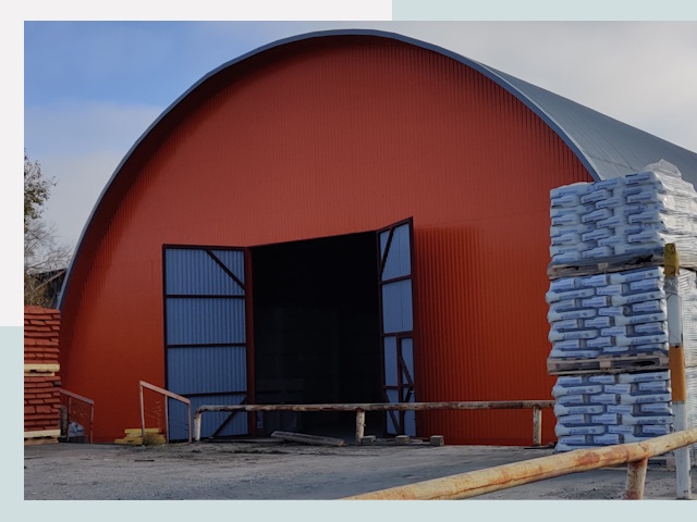 Полукруглые ангары по цене от 609 руб. в Губкин