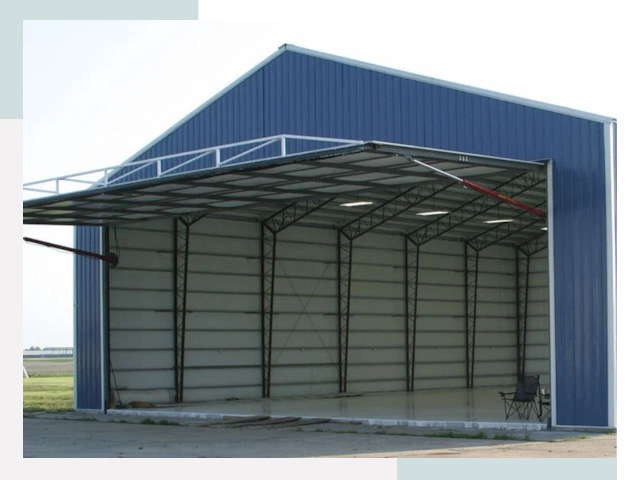 Прямо стенные ангары в Губкине