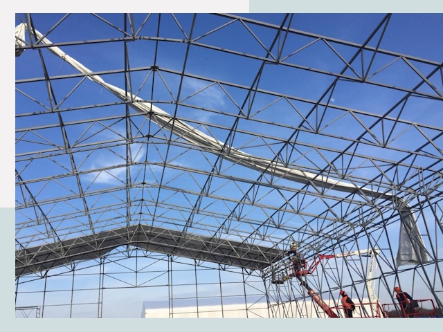 Шатровые ангары от 609 руб. в Губкине и Белгородской области