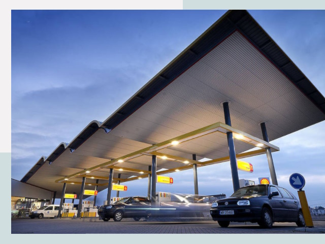 Навесы для АЗС в Губкин от 609 руб. - Защита и комфорт