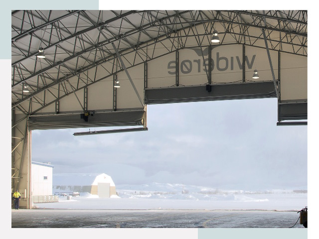 Ворота для ангаров в Губкине