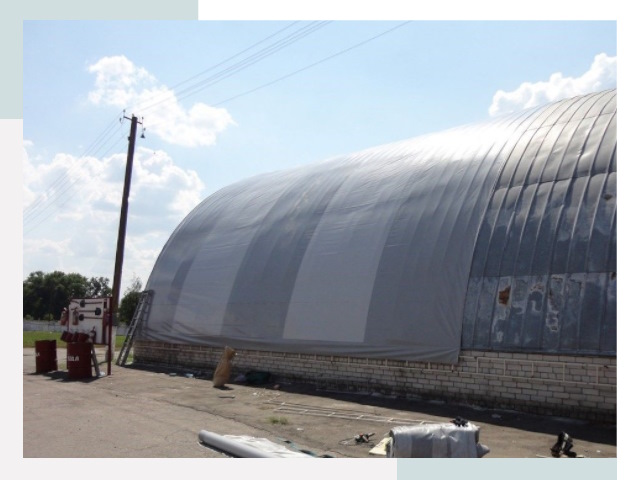 Ремонт ангаров в Губкине