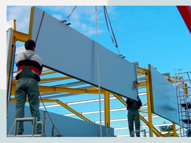 Монтаж сэндвич-панелей в Губкине от 609 руб.